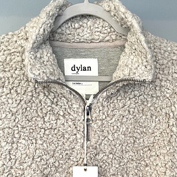 NWT Dylan Teddy Sherpa Pullover (Beige) XS - Picture 7 of 9